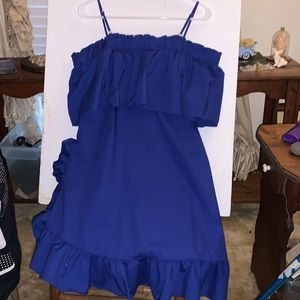 Who What Wear women’s or jrs summer dress. Size medium. Dark blue